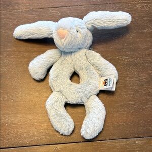 Jellycat Pale Blue Bunny Rattle
